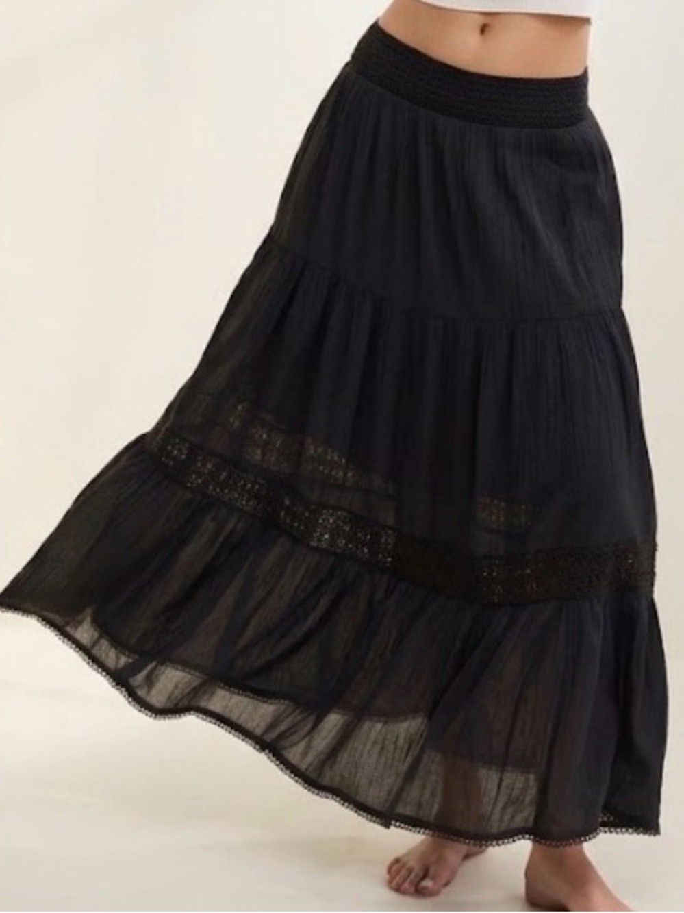 Aerie Crochet The Day Maxi Skirt - Picture 6 of 7